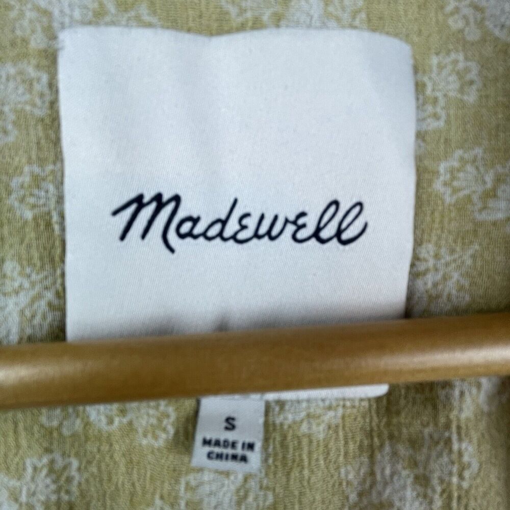 Madewell‎ Print Robe Jacket Womens Small Golden Meadow Boho Flowy Coverup Layer - Picture 3 of 5